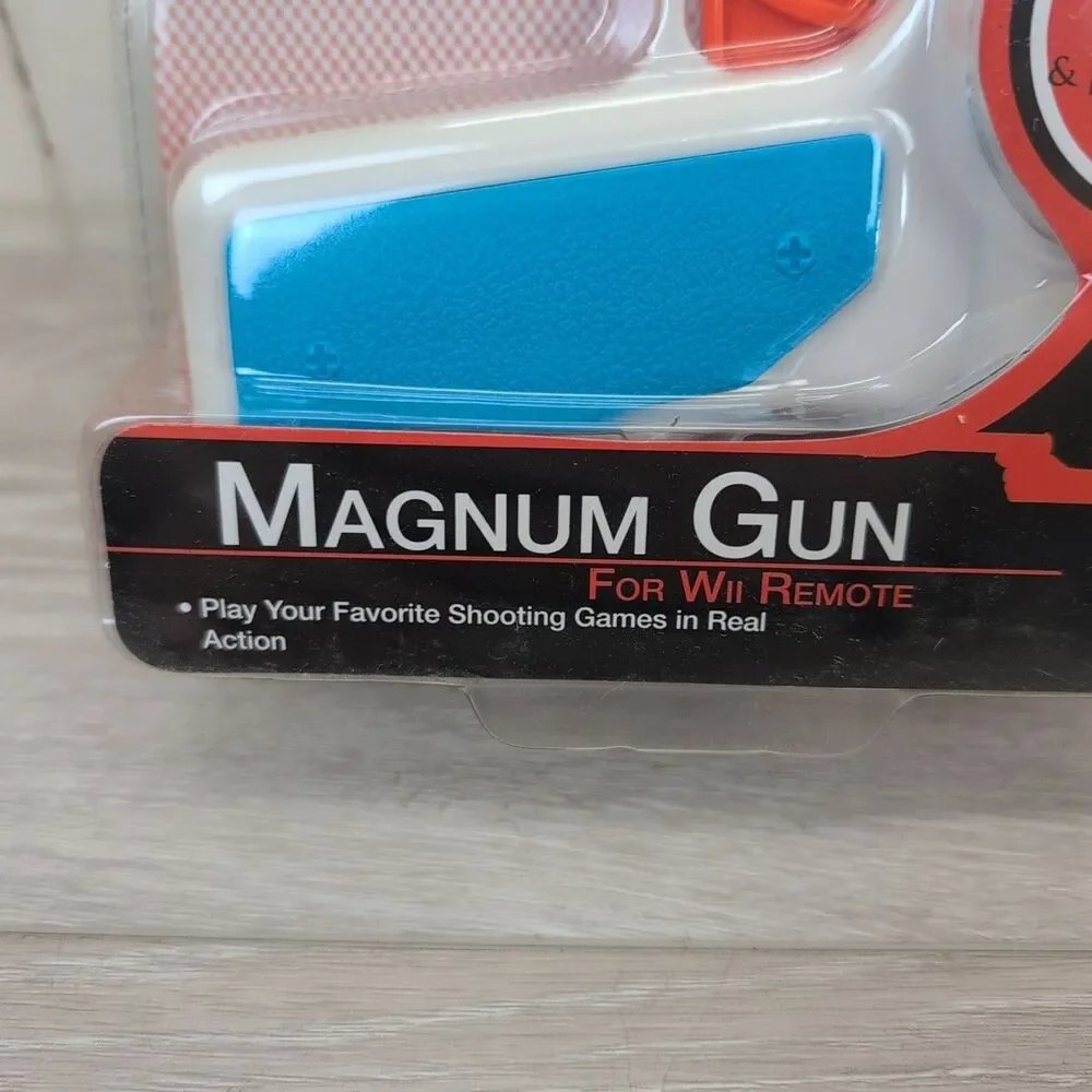Magnum Gun Nintendo Wii Remote - Use W/ Call of Duty Resident Evil Brand New